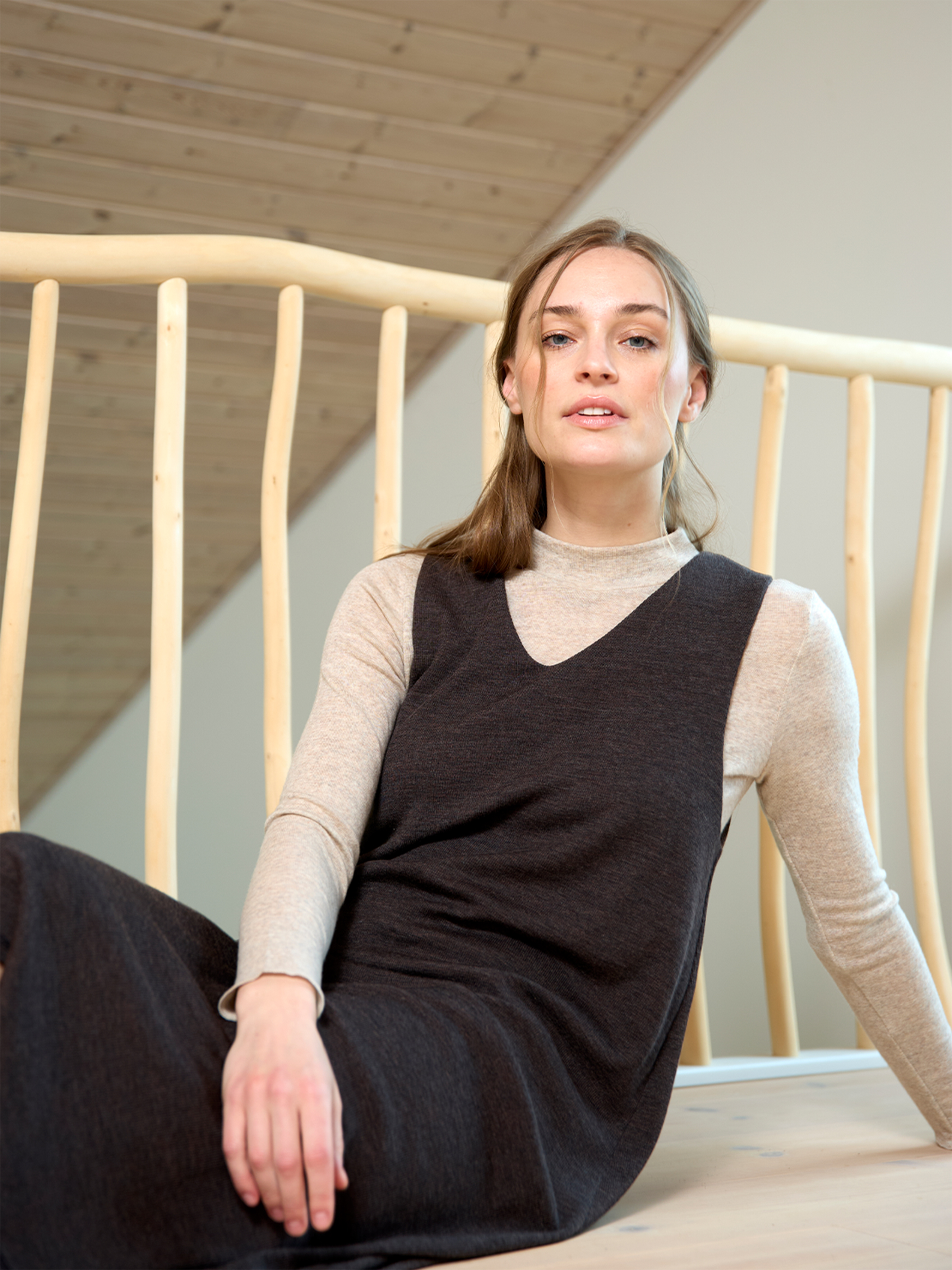 Turtleneck plain merino